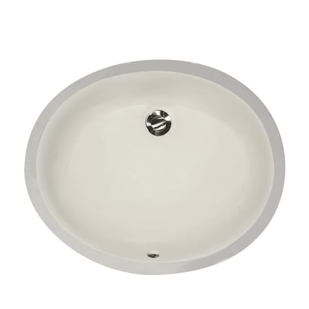 Nantucket Sinks 15 Inch X 12 Inch Undermount Ceramic Sink In Bisque UM-15x12-B